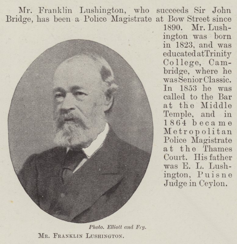 Franklin Lushington úr alkotó: English Photographer