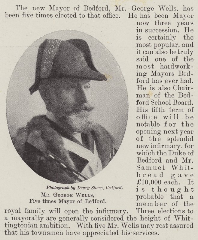 George Wells úr, Bedford ötszörös polgármestere alkotó: English Photographer