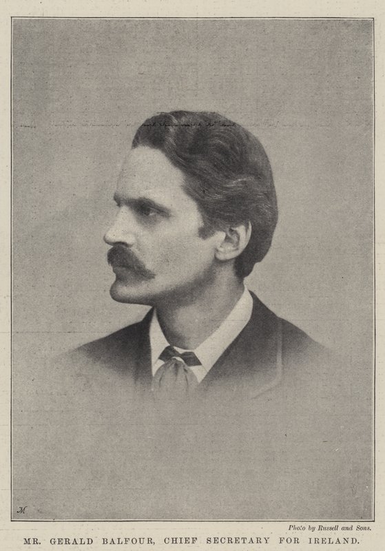 Gerald Balfour, Írországért felelős főtitkár alkotó: English Photographer