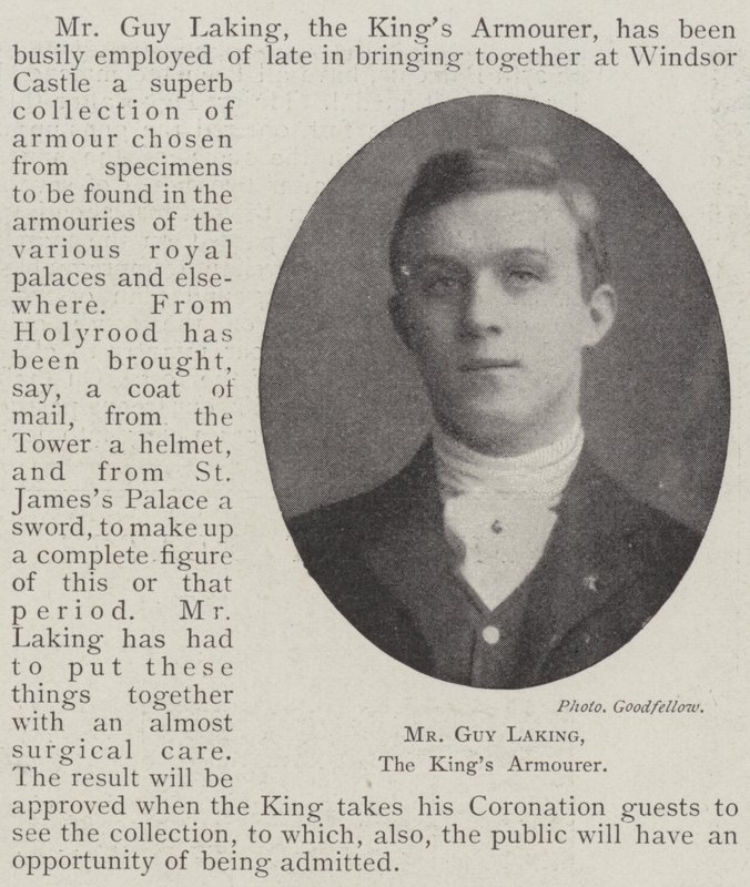 Mr Guy Laking, a Kings Armourer alkotó: English Photographer