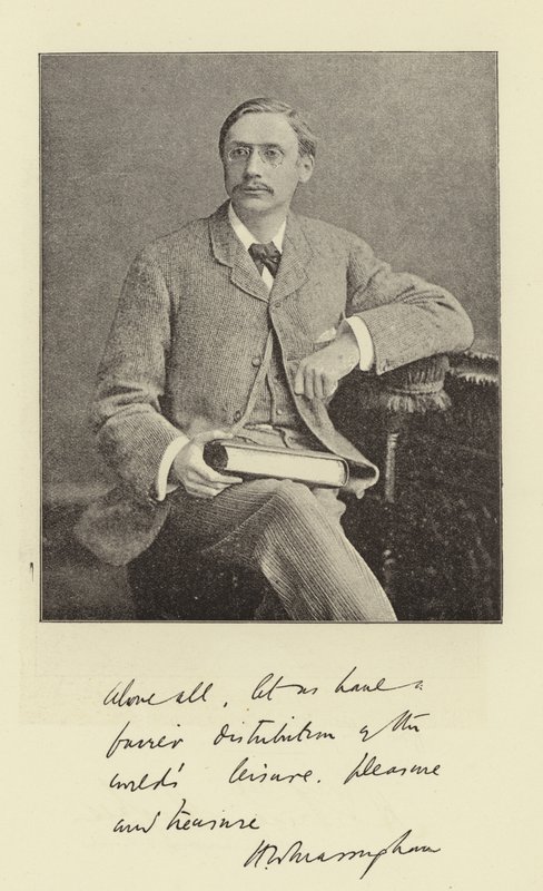 H W Massingham úr, a Star szerkesztője alkotó: English Photographer