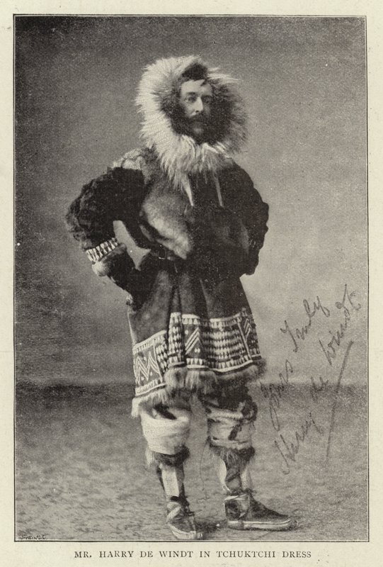 Mr Harry de Windt Tchuktchi ruhában alkotó: English Photographer