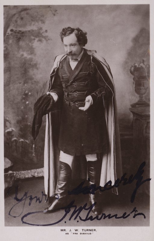 Mr J W Turner mint Fra Diavolo alkotó: English Photographer