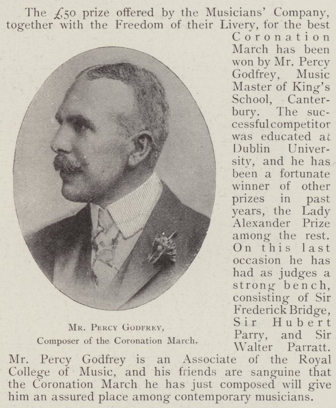 Percy Godfrey, a Koronázási Menet zeneszerzője alkotó: English Photographer