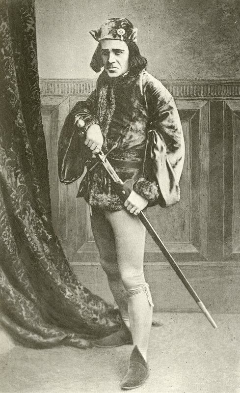 Richard Mansfield, mint Richard III (mélynyomás) alkotó: English Photographer