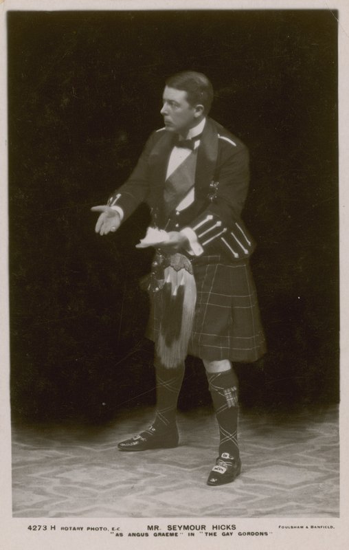 Mr Seymour Hicks, mint Angus Graeme a Meleg Gordonsban alkotó: English Photographer