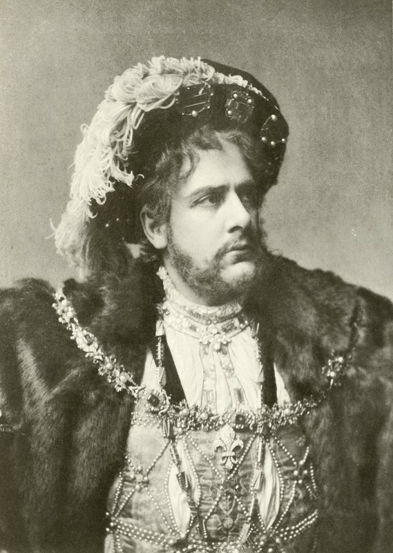 William Terriss VIII. Henrik szerepében (mélynyomás) alkotó: English Photographer