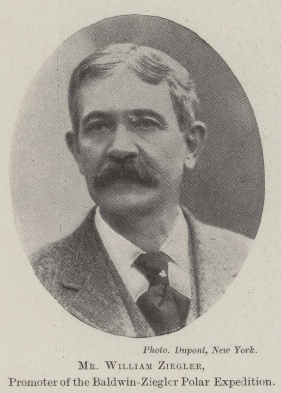 William Ziegler úr, a Baldwin-Ziegler Sarki Expedíció szervezője alkotó: English Photographer