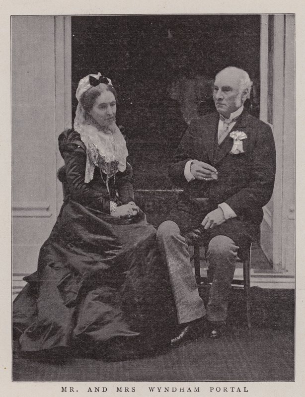 Mr és Mrs Wyndham portál alkotó: English Photographer