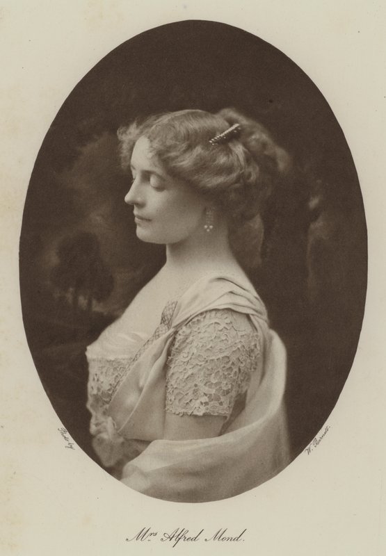 Alfred Mond asszony (fekete-fehér fotó) alkotó: English Photographer