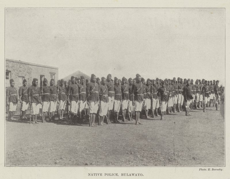 Native Police, Bulawayo alkotó: English Photographer