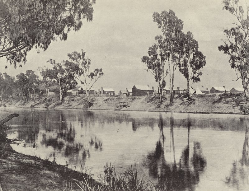 Native Station, Maloga, River Murray alkotó: English Photographer