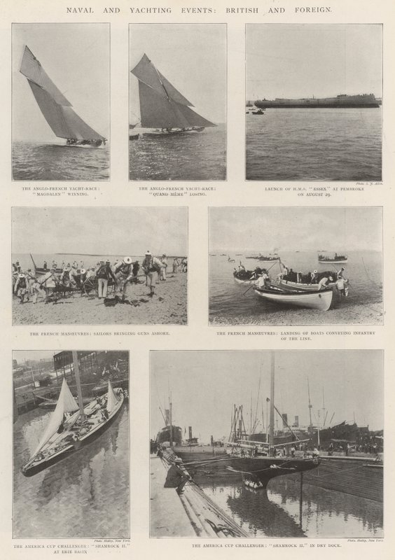 Haditengerészeti és vitorlásversenyek, brit és külföldi alkotó: English Photographer