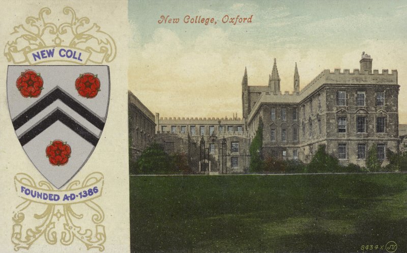 New College, Oxford (színes fotó) alkotó: English Photographer