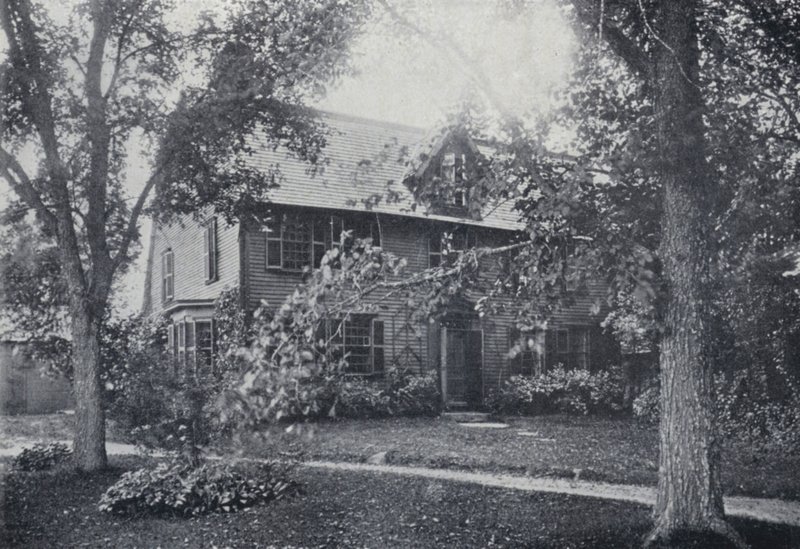 Old Manse, Salem, Massachusetts, Nathaniel Hawthorne otthona (f/w fotó) alkotó: English Photographer