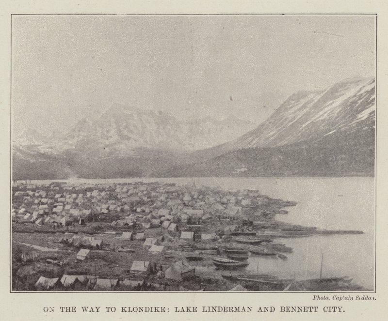 Útban Klondike, Lake Linderman és Bennett City felé alkotó: English Photographer