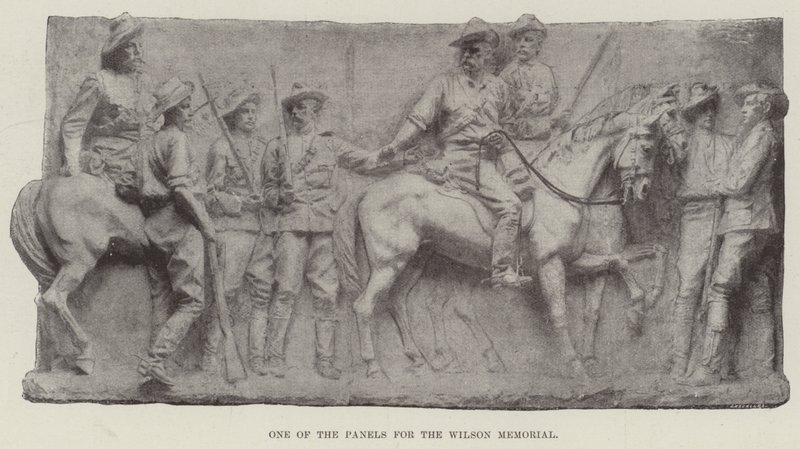A Wilson-emlékmű egyik táblája alkotó: English Photographer