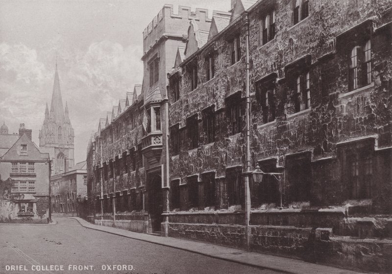 Oriel College Front, Oxford alkotó: English Photographer