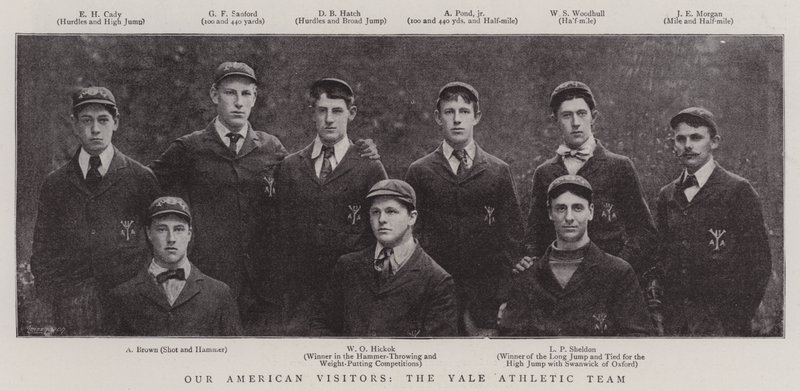 Amerikai látogatóink, a Yale Athletic Team alkotó: English Photographer