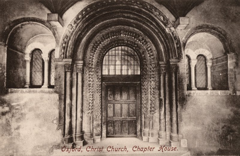 Oxford, Christ Church, Káptalanház (f/w fotó) alkotó: English Photographer