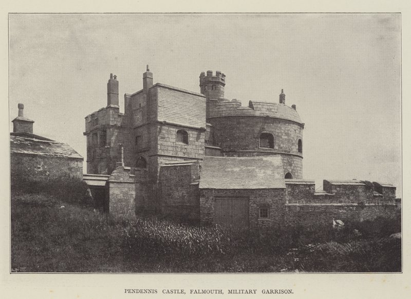 Pendennis kastély, Falmouth, katonai helyőrség alkotó: English Photographer