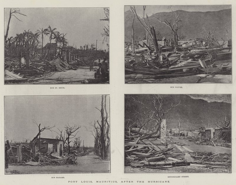 Port Louis, Mauritius, a hurrikán után alkotó: English Photographer
