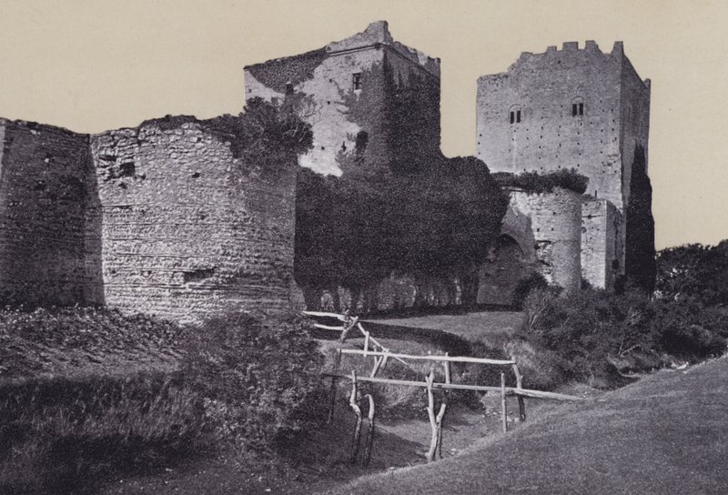 Portchester kastély (f/w fotó) alkotó: English Photographer
