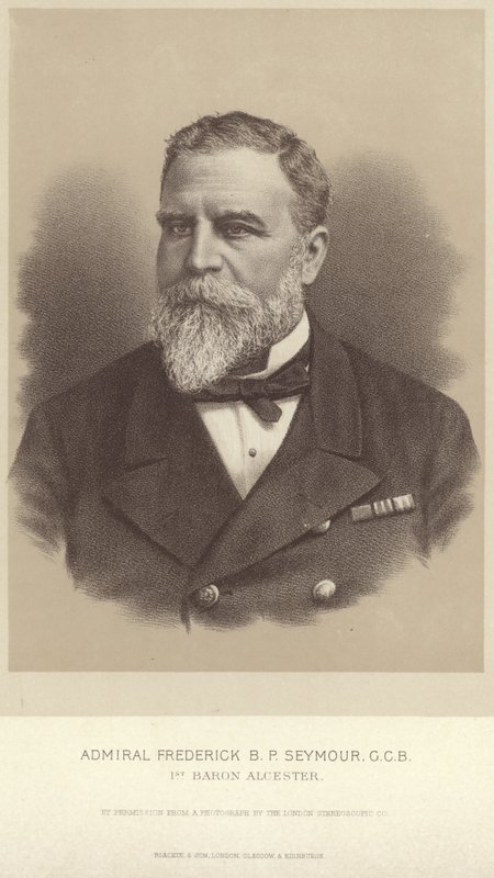 Frederick B P Seymour admirális portréja alkotó: English Photographer