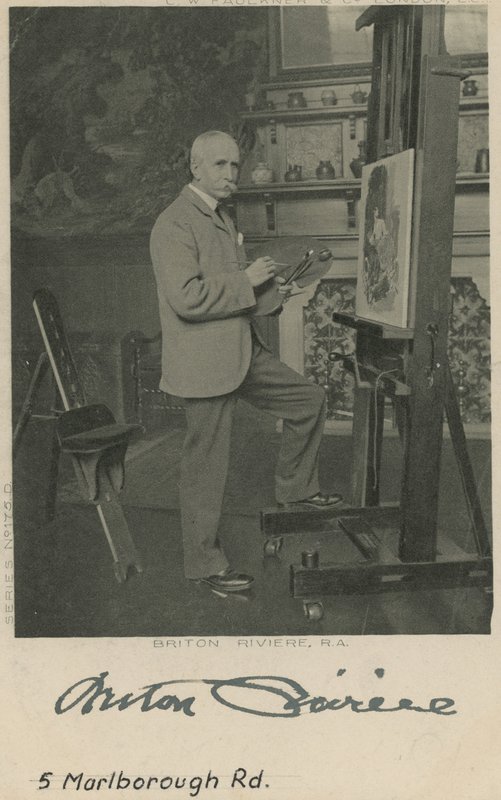 Brit Riviere portréja alkotó: English Photographer
