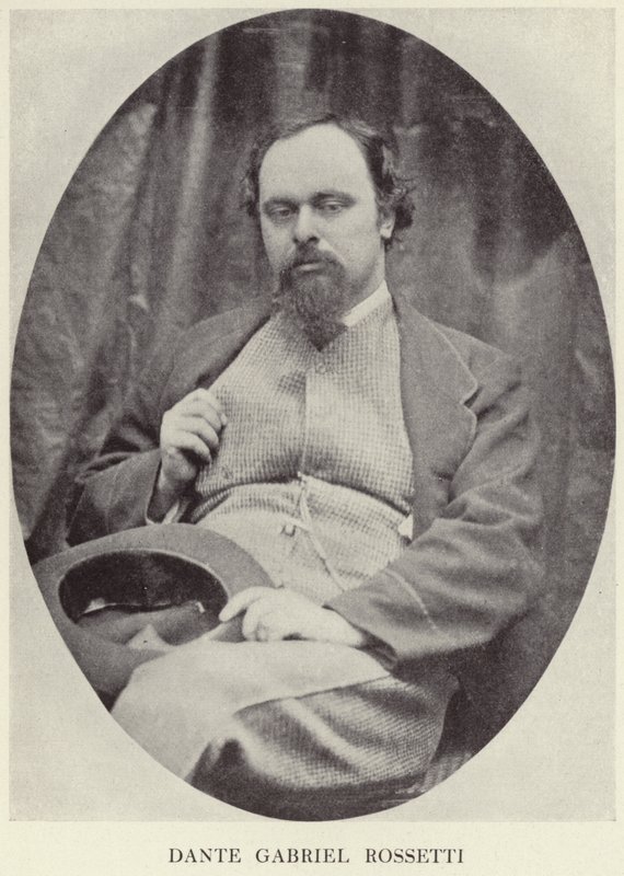 Dante Gabriel Rossetti portréja alkotó: English Photographer