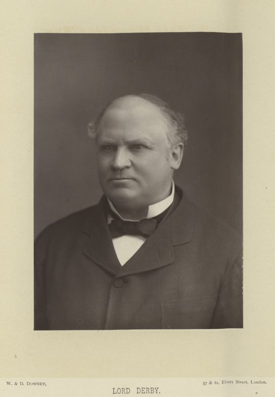 Edward Stanley, Derby grófjának portréja alkotó: English Photographer