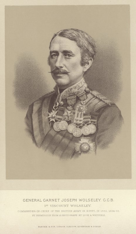Garnet Joseph Wolseley tábornok portréja alkotó: English Photographer