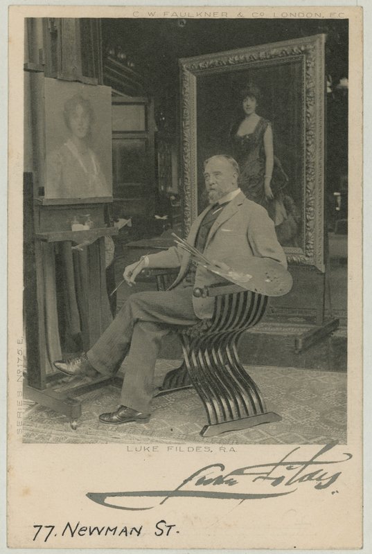 Luke Fildes portréja alkotó: English Photographer