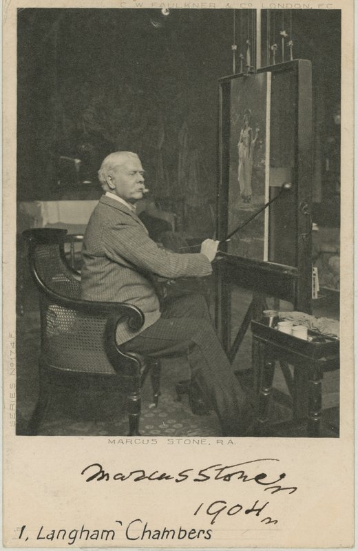 Marcus Stone portréja alkotó: English Photographer