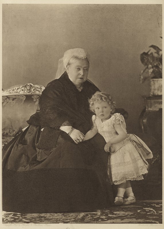 Viktória királynő portréja alkotó: English Photographer