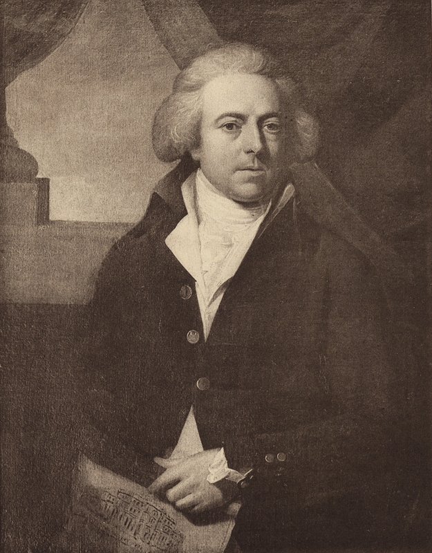 Robert Adam portréja (fekete-fehér fotó) alkotó: English Photographer