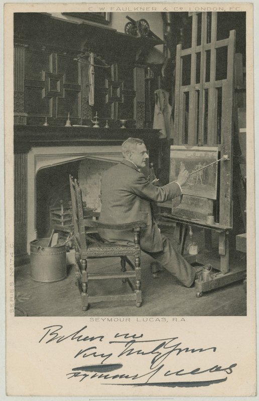 Seymour Lucas portréja alkotó: English Photographer