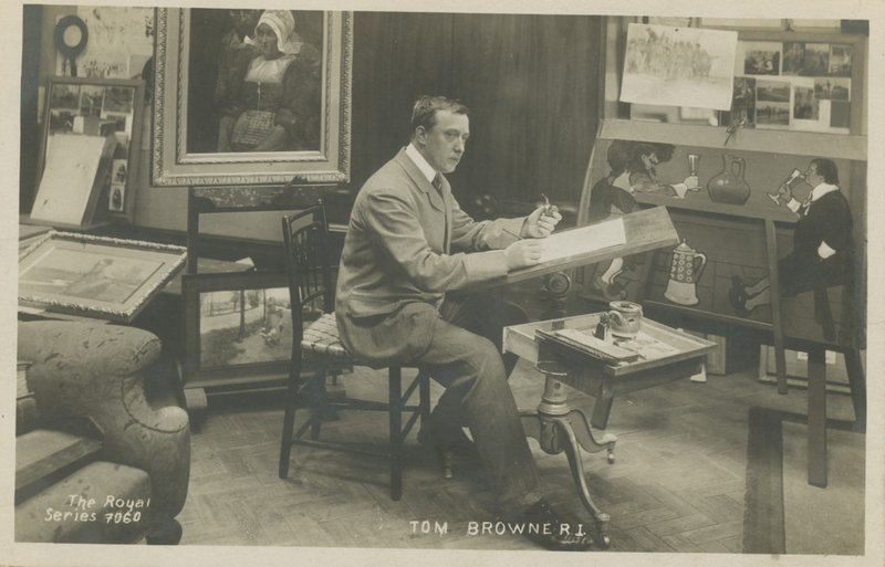 Tom Browne portréja alkotó: English Photographer