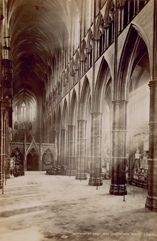 A Westminster Abbey képeslapja alkotó: English Photographer