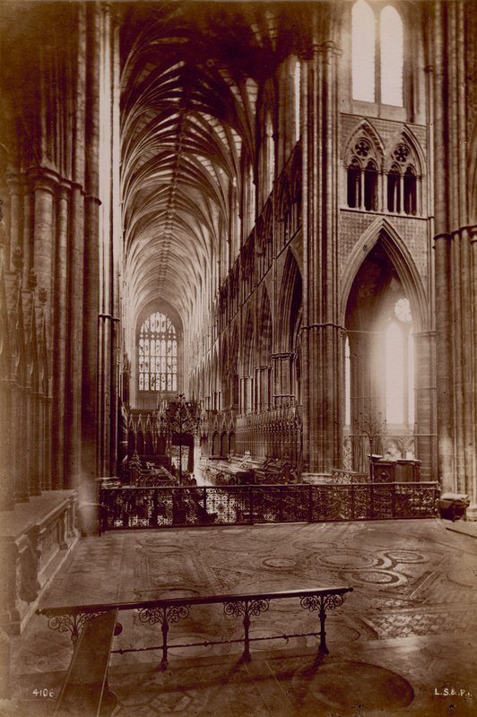 A Westminster Abbey képeslapja alkotó: English Photographer
