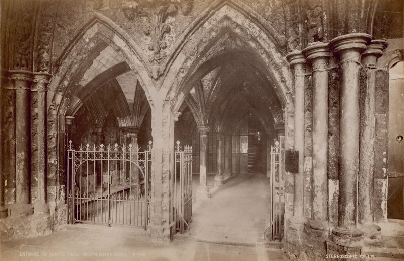 A Westminster Abbey képeslapja alkotó: English Photographer