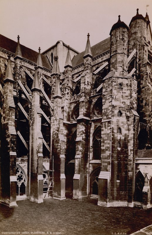 A Westminster Abbey képeslapja alkotó: English Photographer