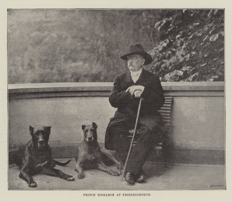 Bismarck herceg Friedrichsruhban alkotó: English Photographer