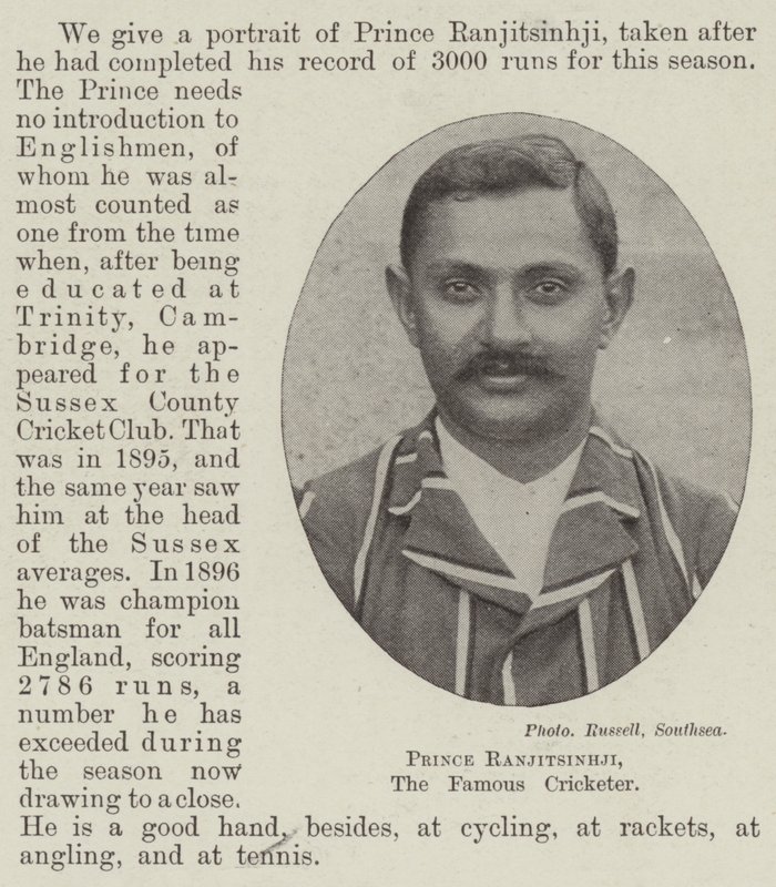 Ranjitsinhji herceg, a híres krikettjátékos alkotó: English Photographer