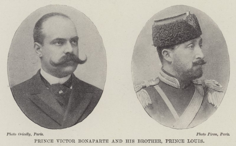 Viktor Bonaparte herceg és testvére, Lajos herceg alkotó: English Photographer