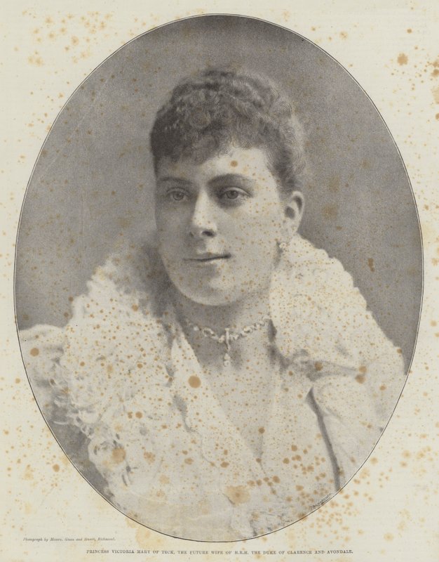 Victoria Mary of Teck hercegnő, HRH, Clarence és Avondale hercegének leendő felesége alkotó: English Photographer