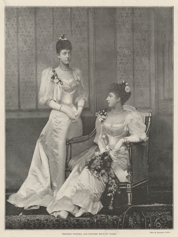 Viktória hercegnő és Maud walesi hercegnő alkotó: English Photographer