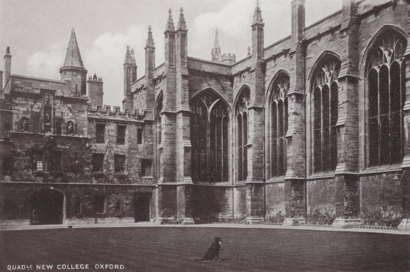 Quadrangle New College, Oxford alkotó: English Photographer