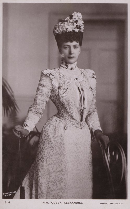 Alexandra királynő (fekete-fehér fotó) alkotó: English Photographer