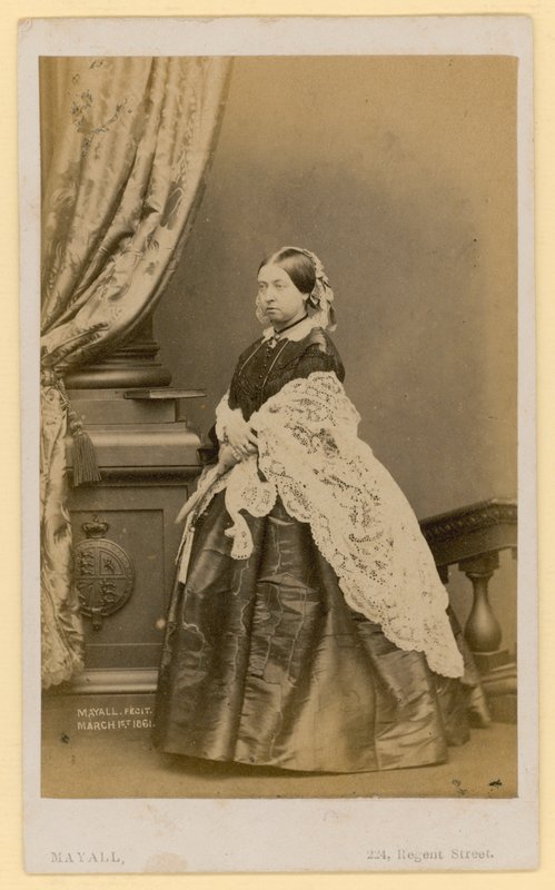 Viktória királynő (fekete-fehér fotó) alkotó: English Photographer